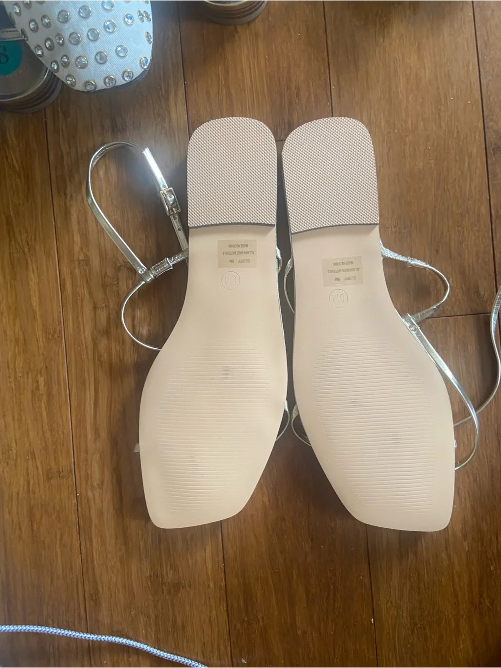 Joie Metallic Silver Strappy Sandals